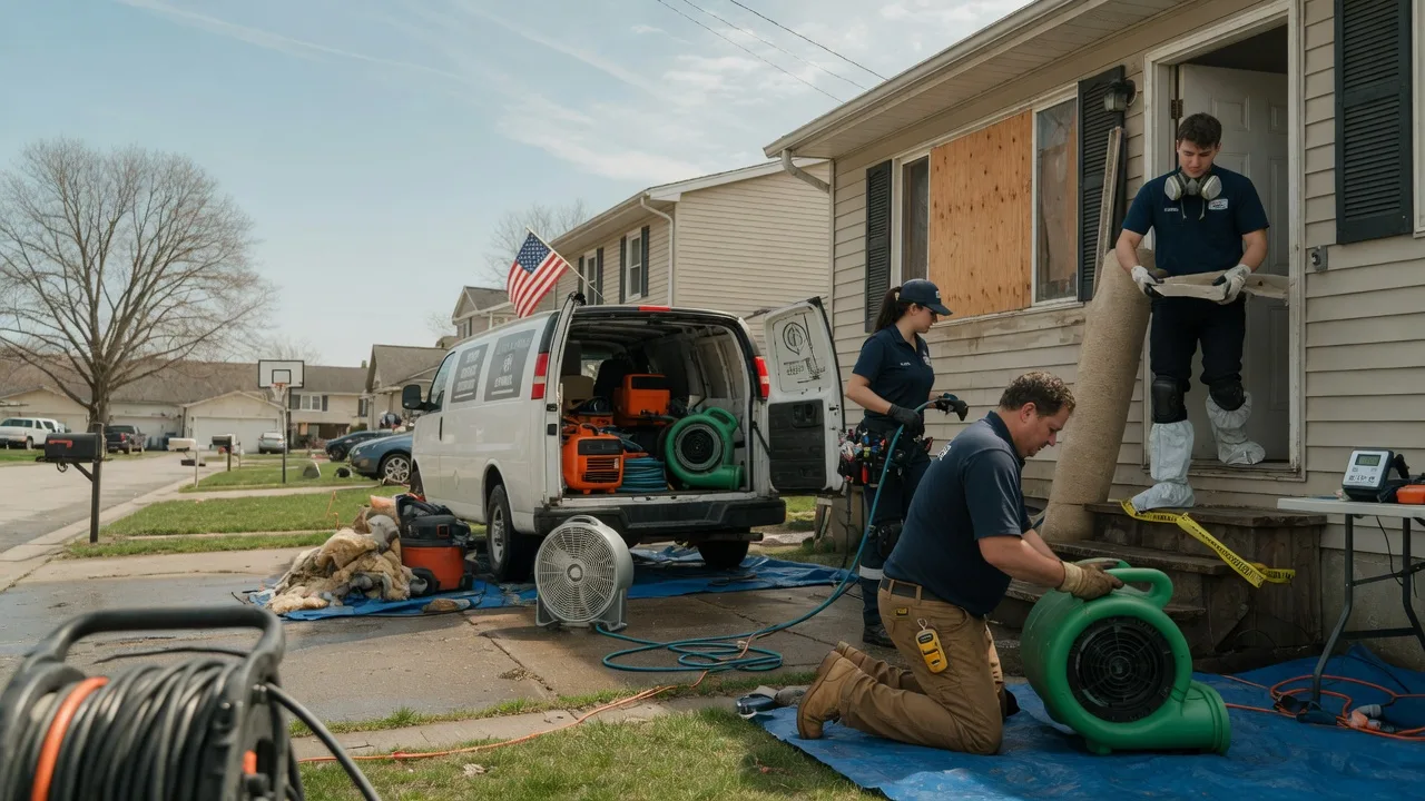 Water Damage Restoration in Clare, IL near me